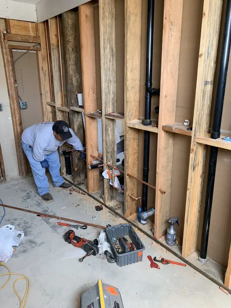Commercial rough-in plumbing for Trenchless Sewer Repair in Brandy Chase